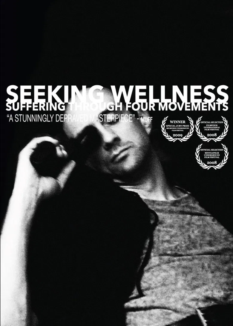 Seeking Wellness: Suffering Through Four Movements poster background