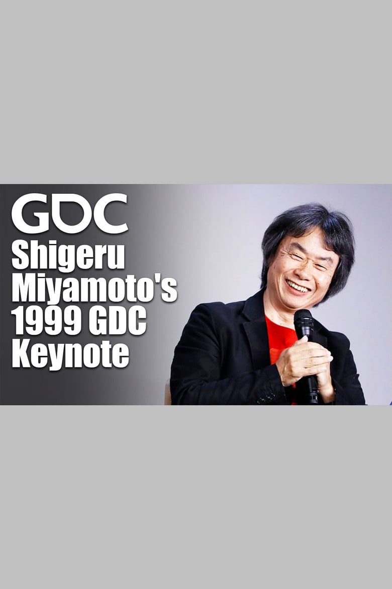 Shigeru Miyamoto's 1999 GDC Keynote poster background