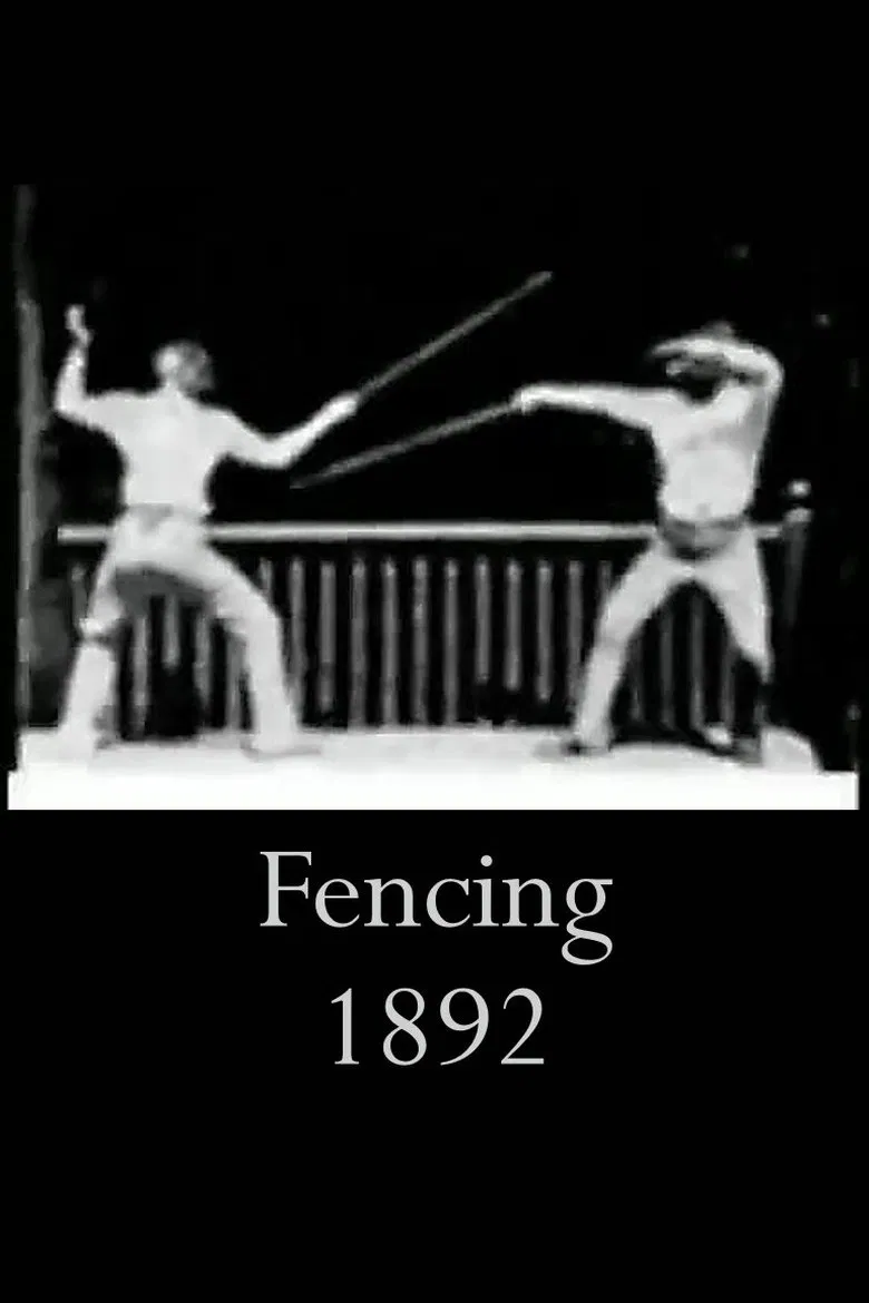 Fencing poster background