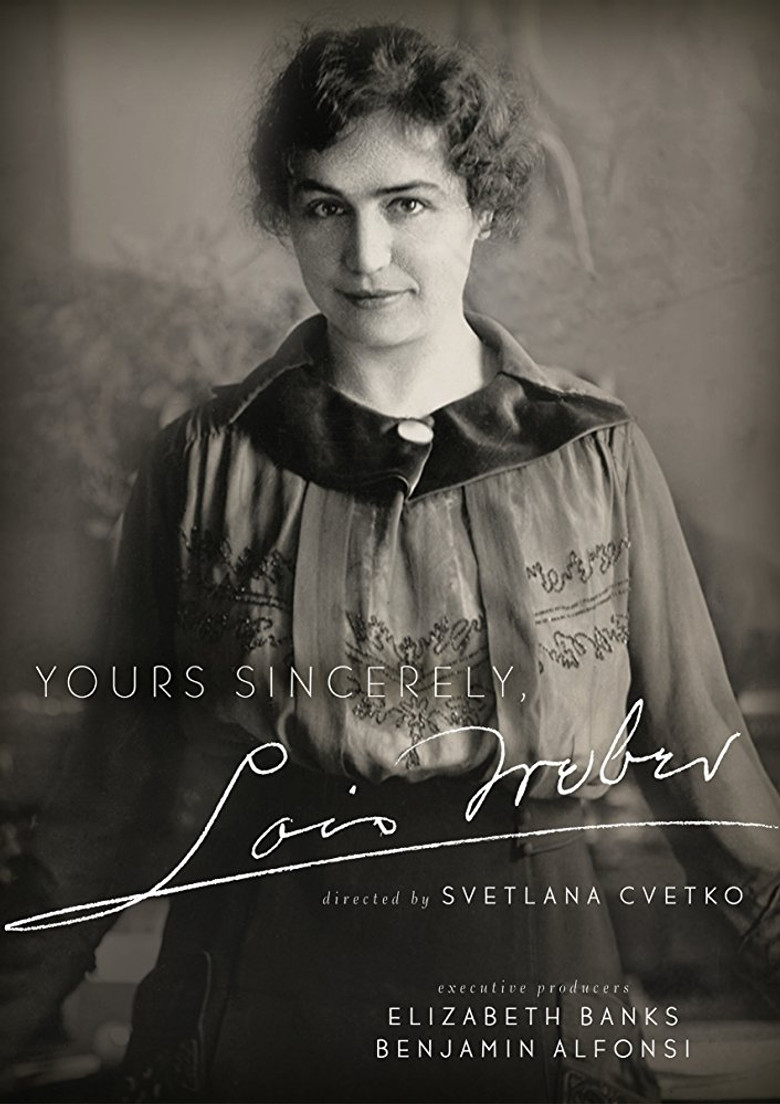 Yours Sincerely, Lois Weber poster background