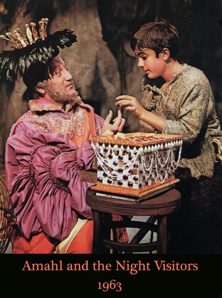 Amahl and the Night Visitors poster background