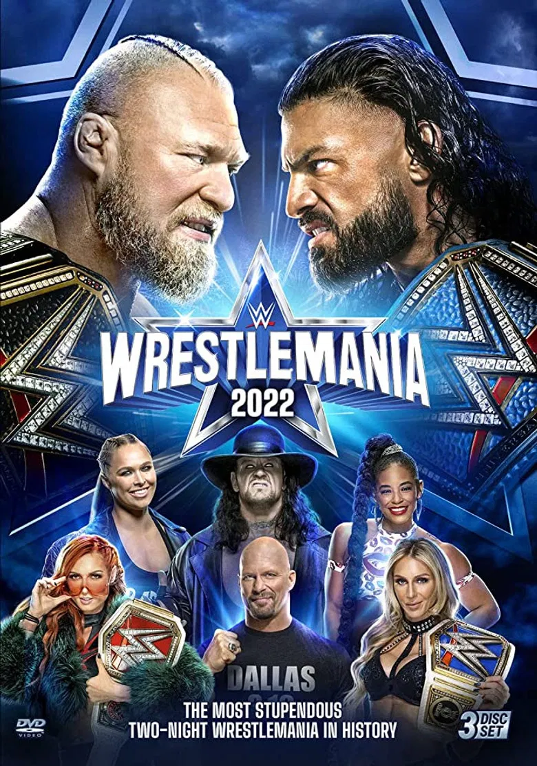 WWE 24: WrestleMania 38 poster background