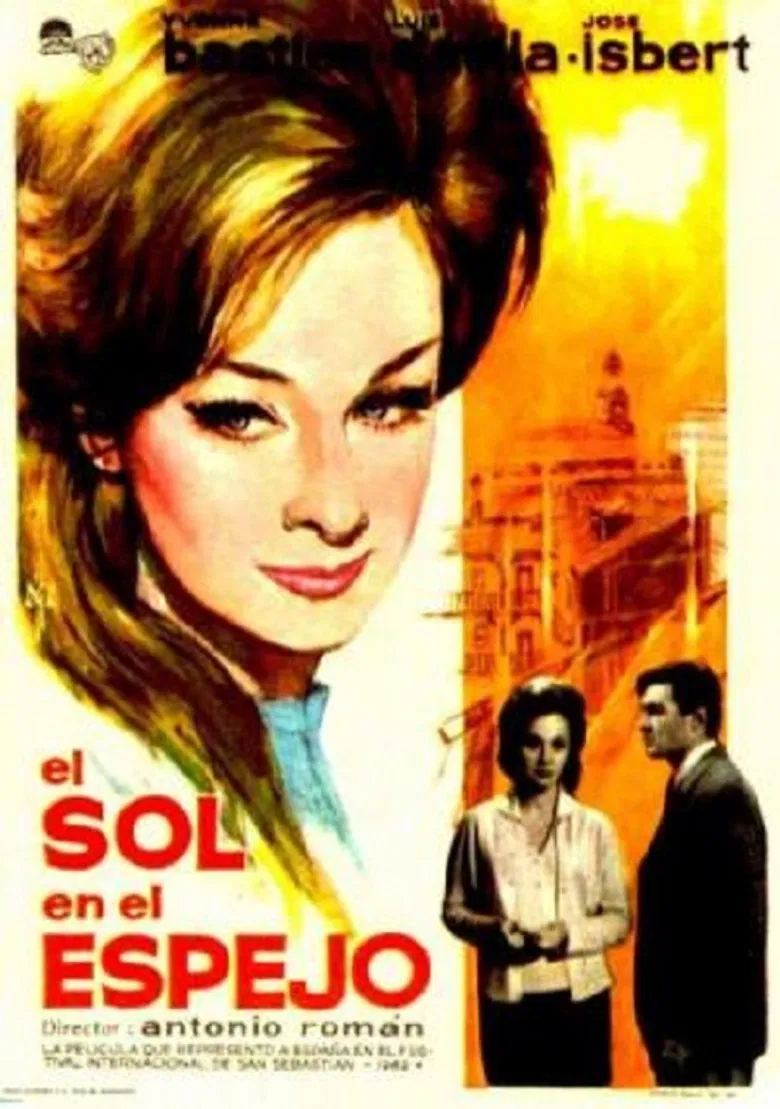 El sol en el espejo poster background
