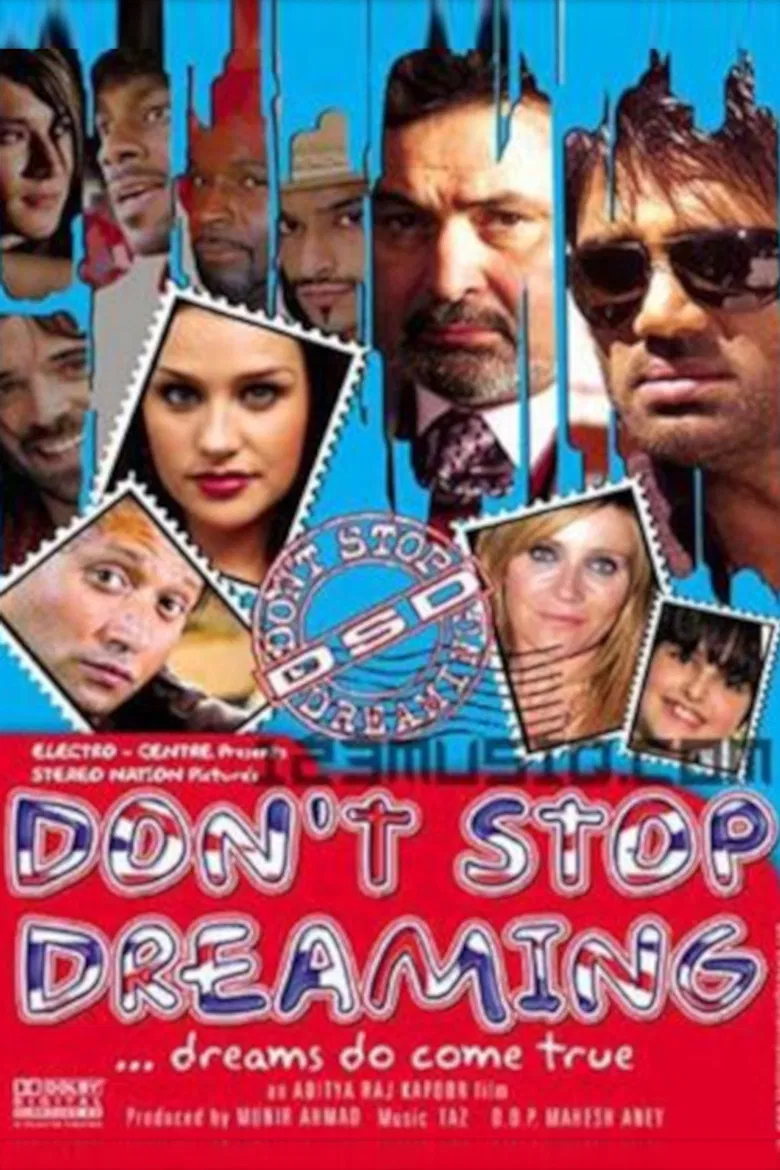 Don't Stop Dreaming poster background