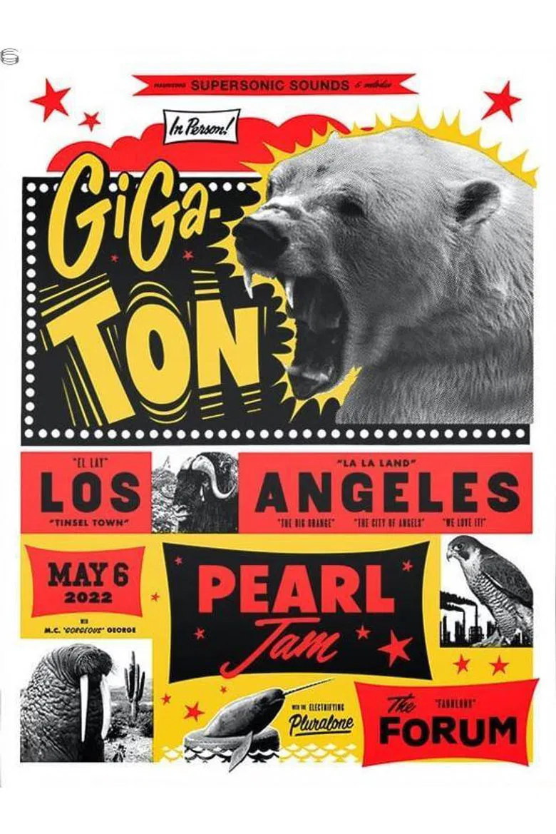 Pearl Jam: Los Angeles 2022 - Night 1 poster background