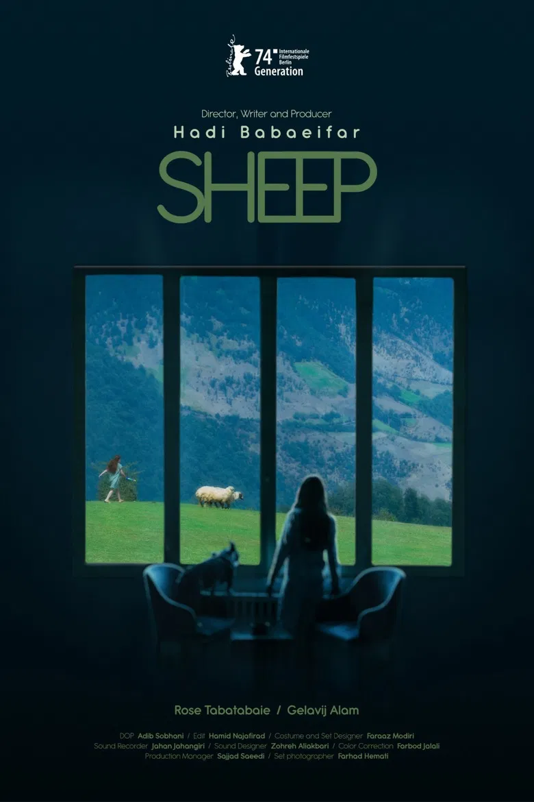 Sheep poster background