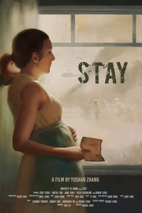 Stay poster background
