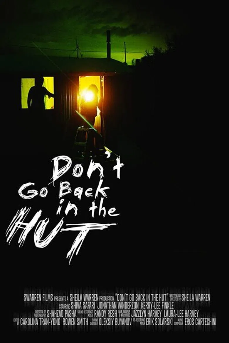 Don't Go Back in the Hut poster background