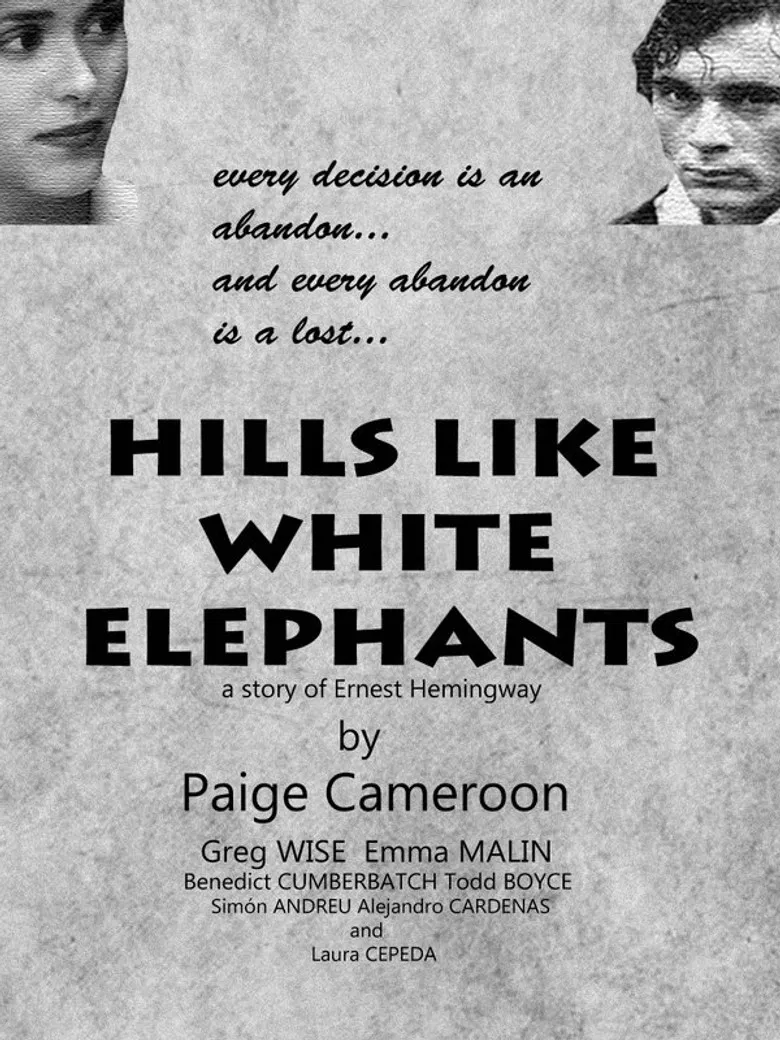 Hills Like White Elephants poster background
