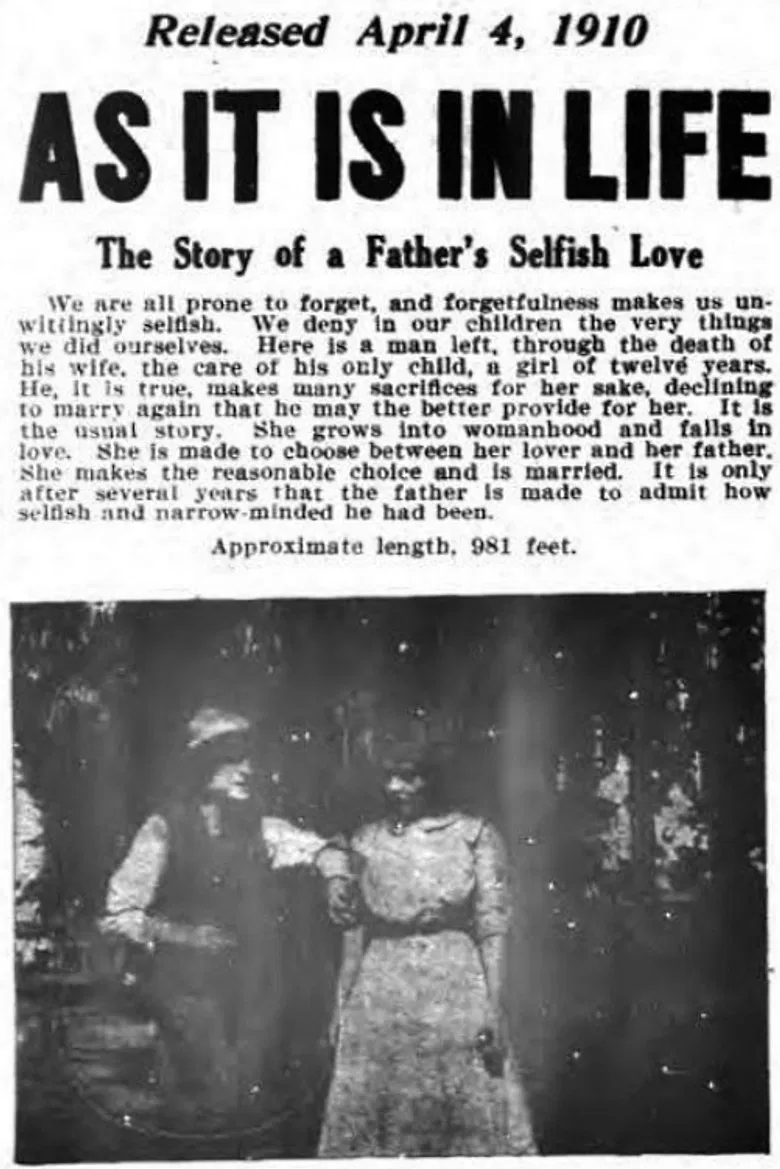 As It Is in Life poster background