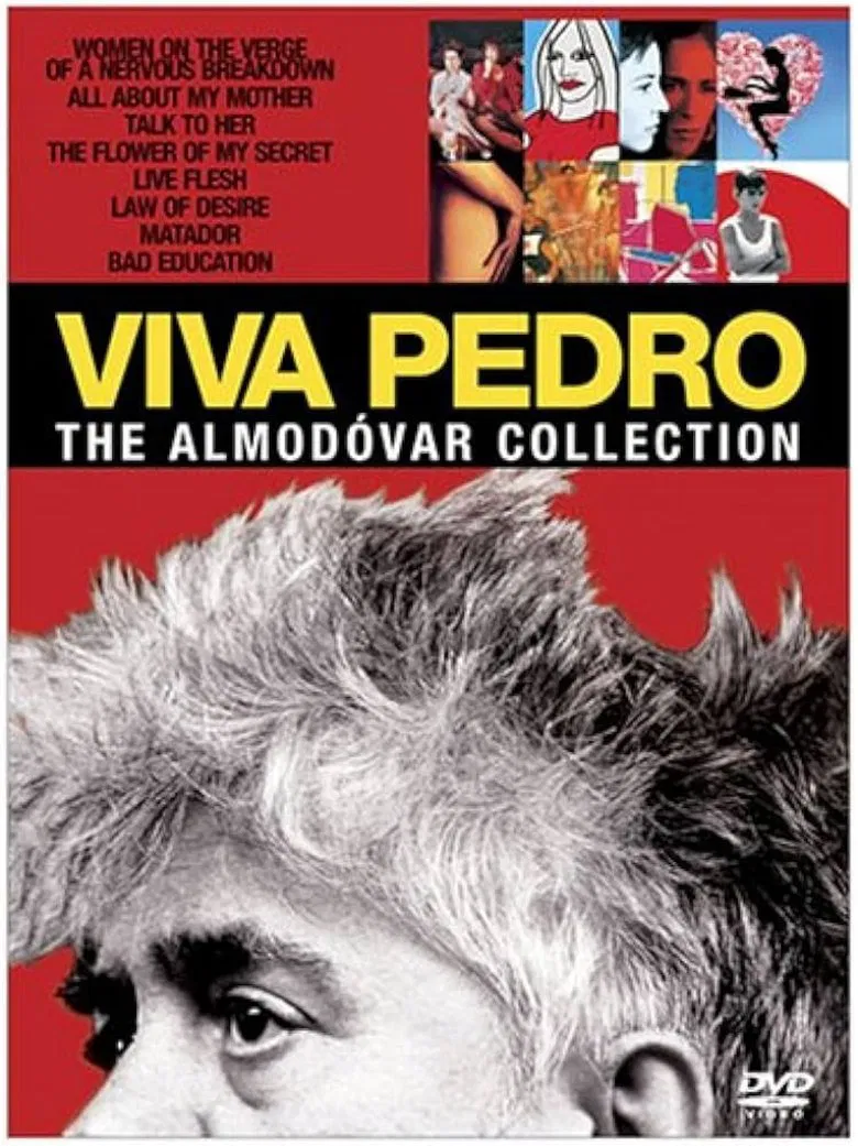 Directed by Almodóvar poster background