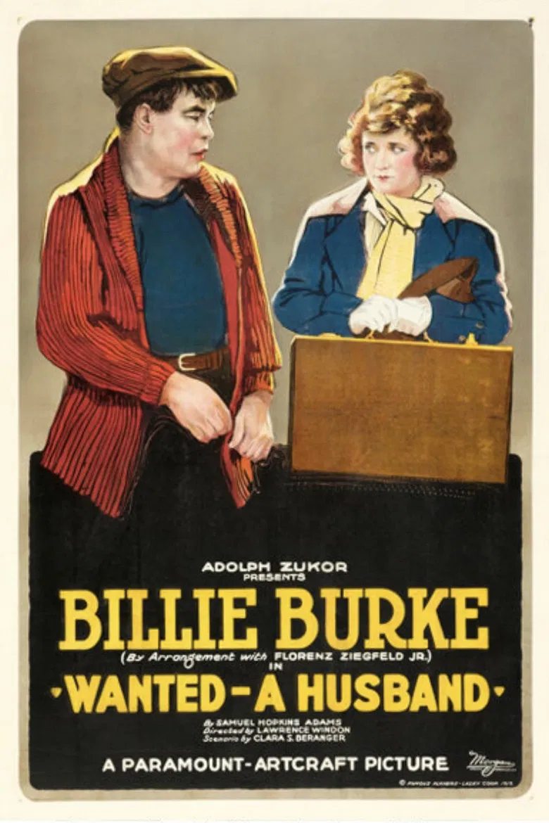 Wanted: A Husband poster background