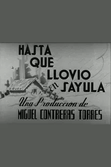 Hasta que llovió en Sayula poster background
