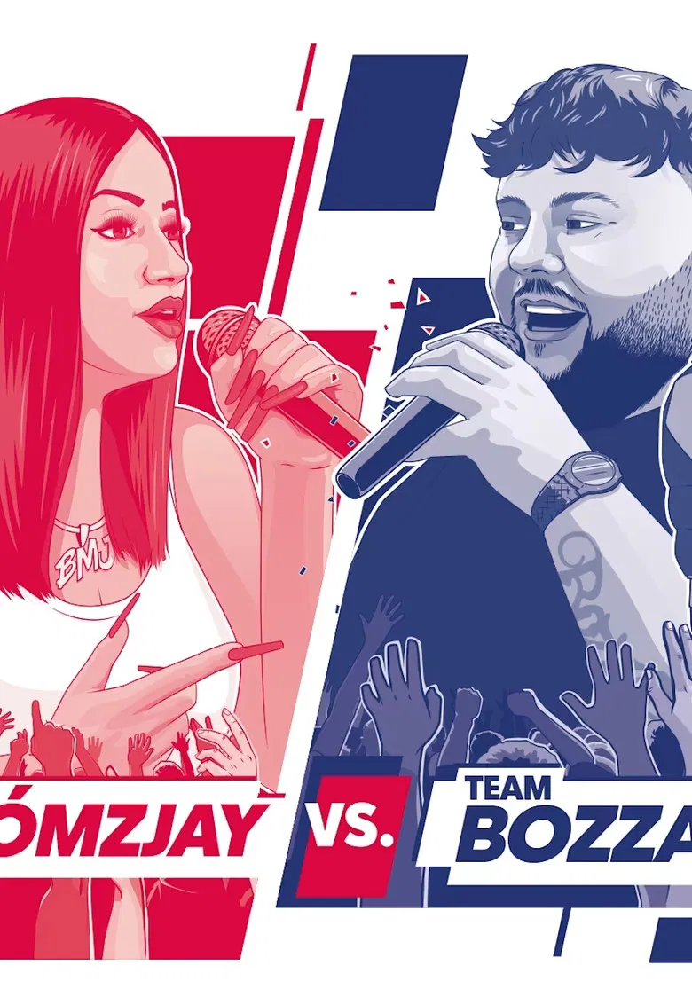 Red Bull Soundclash 2022: Team Bozza gegen Team Badmómzjay poster background