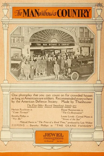 The Man Without a Country poster background