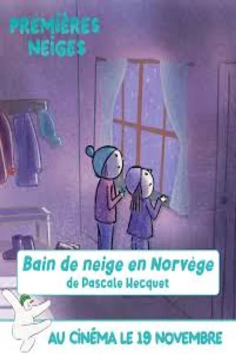 BAIN DE NEIGE EN NORVÈGE poster background