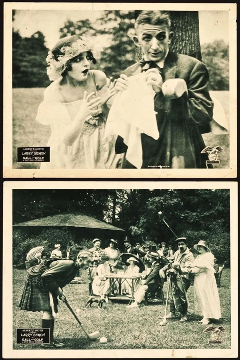 Gall and Golf poster background