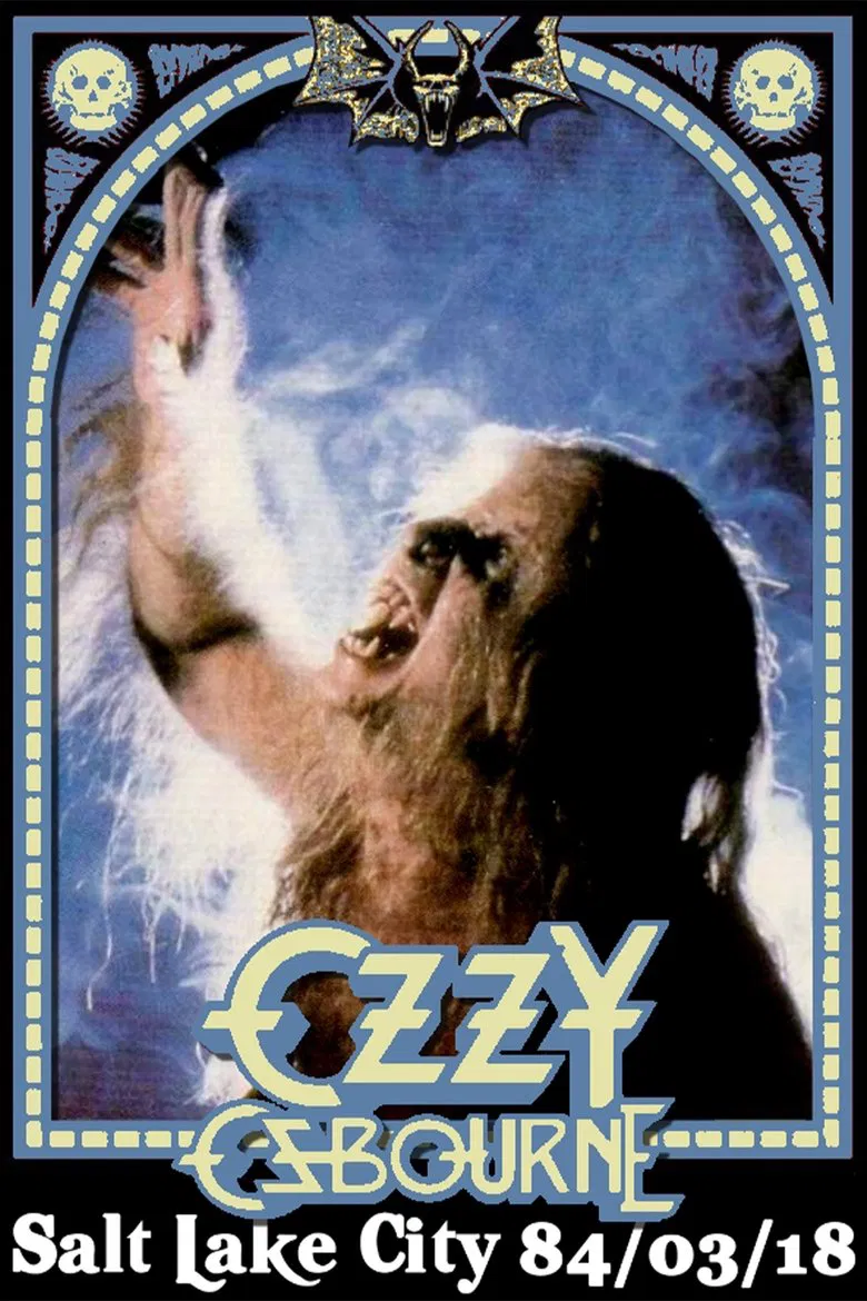 Ozzy Osbourne - Bark at the Moon poster background
