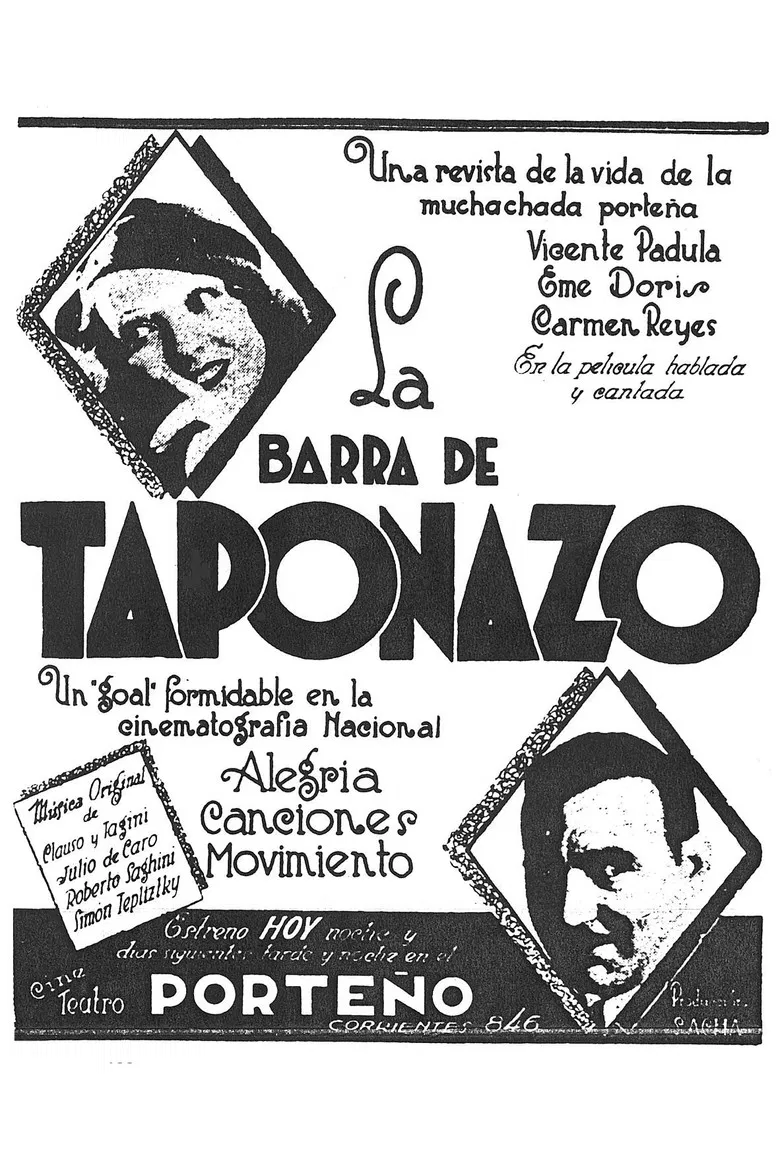 The Taponazo bar poster background
