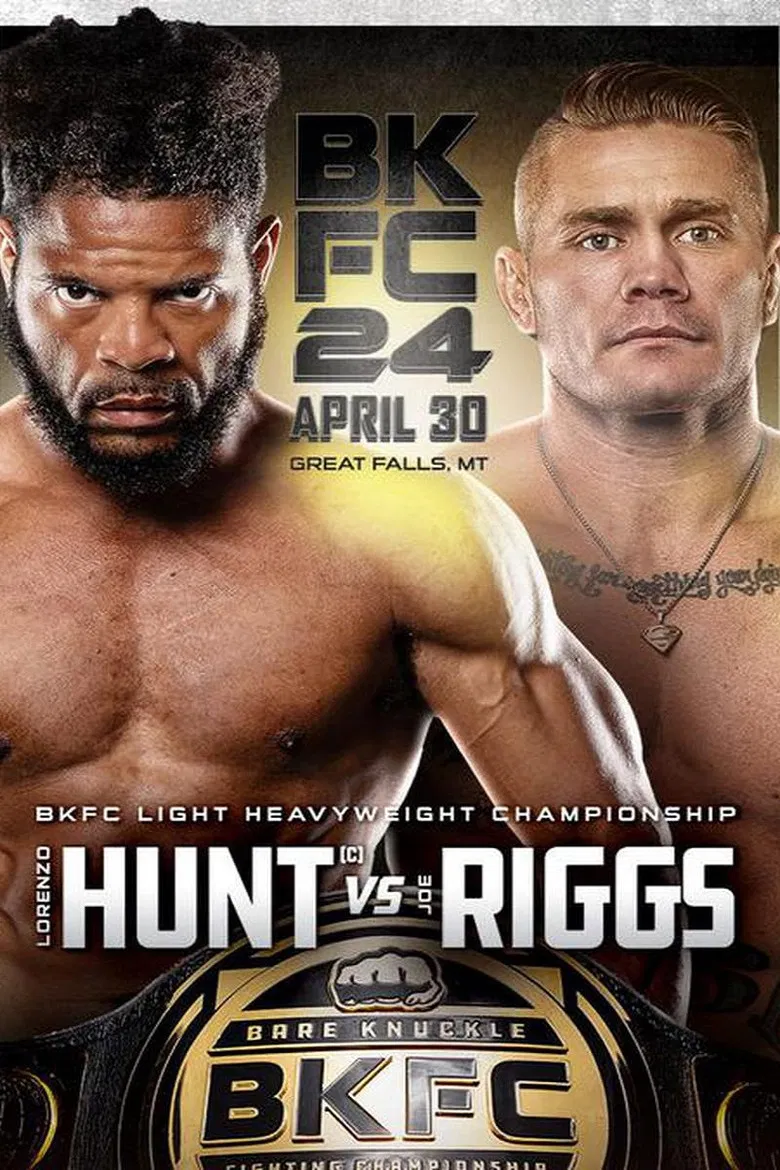 BKFC 24: Hunt vs Riggs poster background