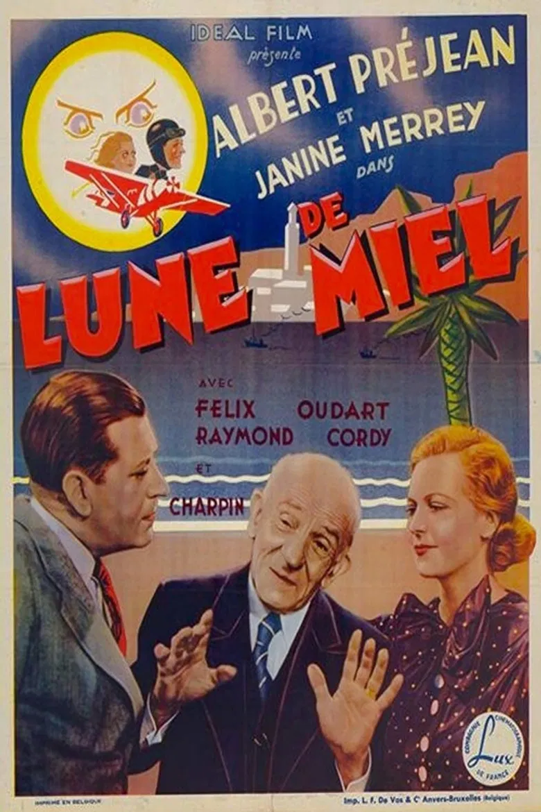 Lune de miel poster background