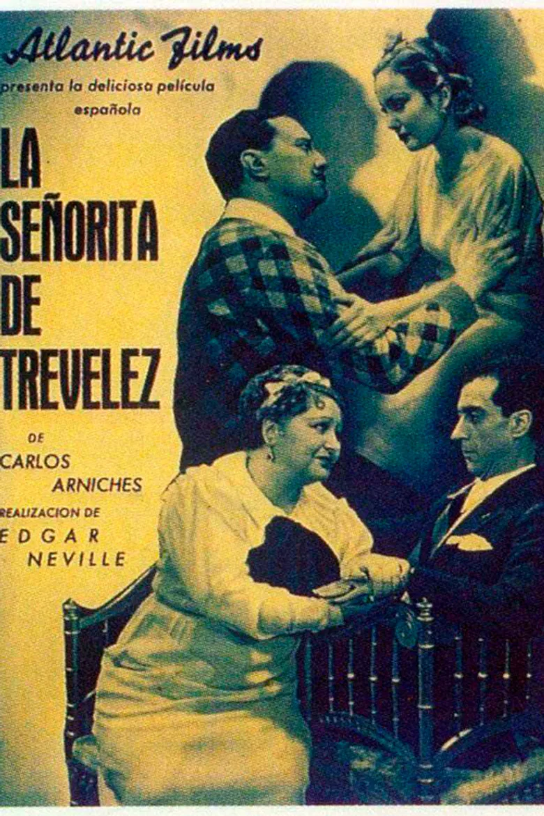 La señorita de Trevélez poster background
