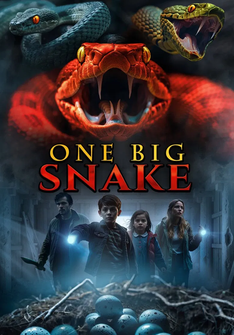 One Big Snake poster background