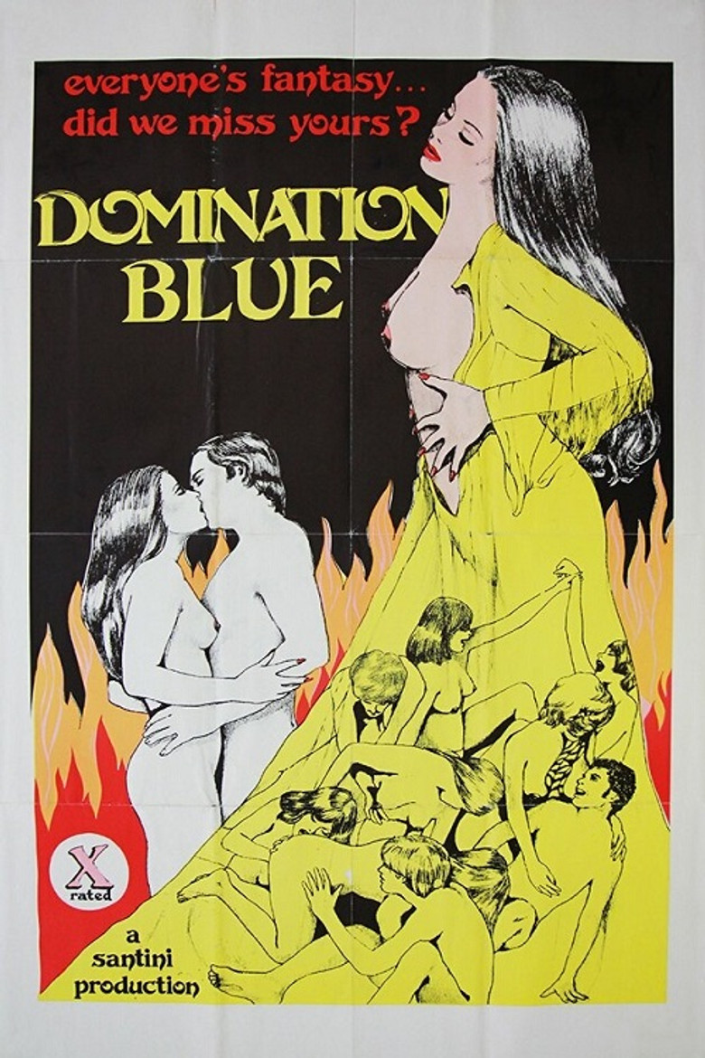 Domination Blue poster background