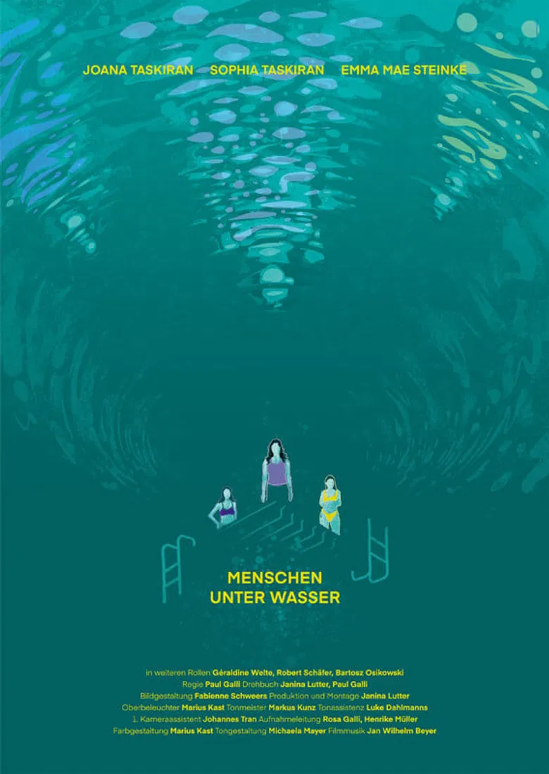 People Under Water poster background