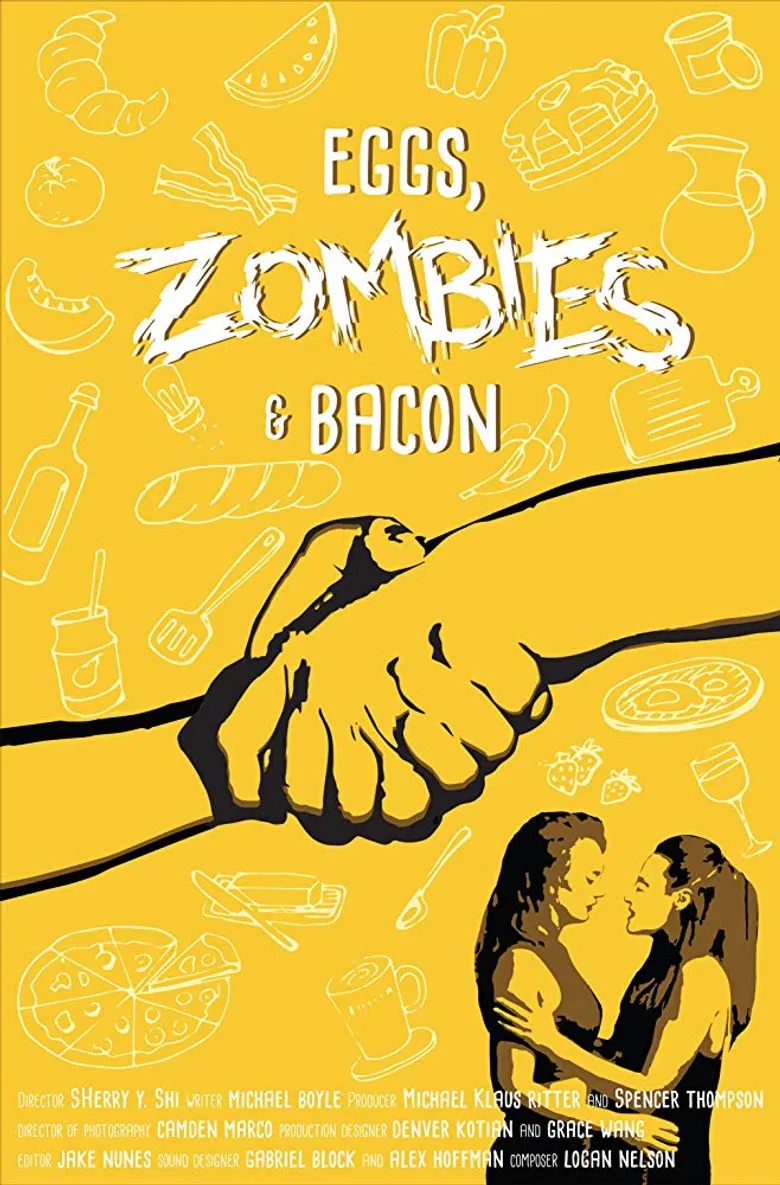 Eggs, Zombies, and Bacon poster background