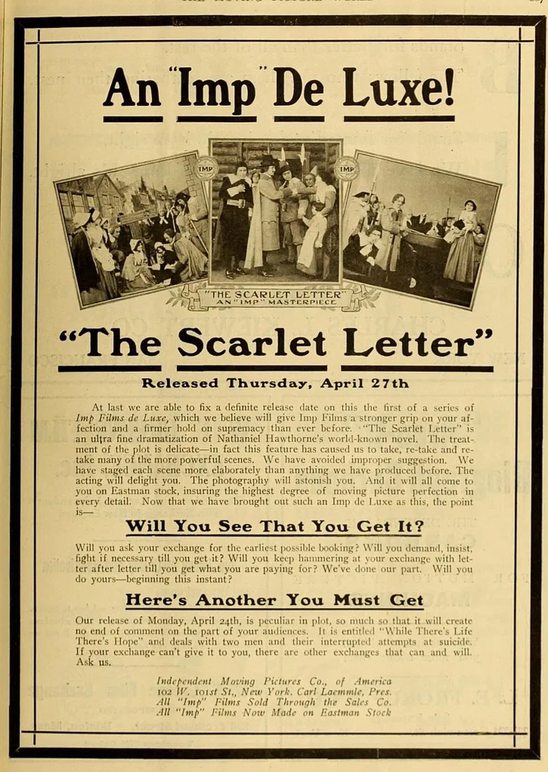 The Scarlet Letter poster background