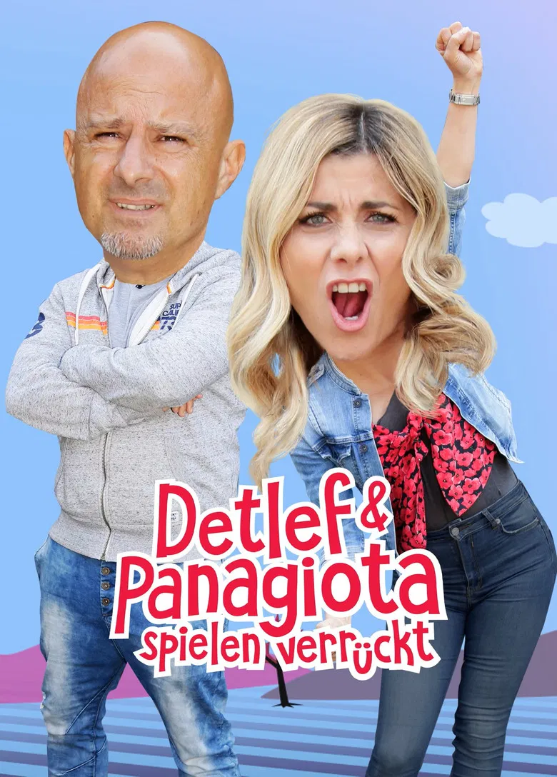 Detlef und Panagiota spielen verrückt poster background