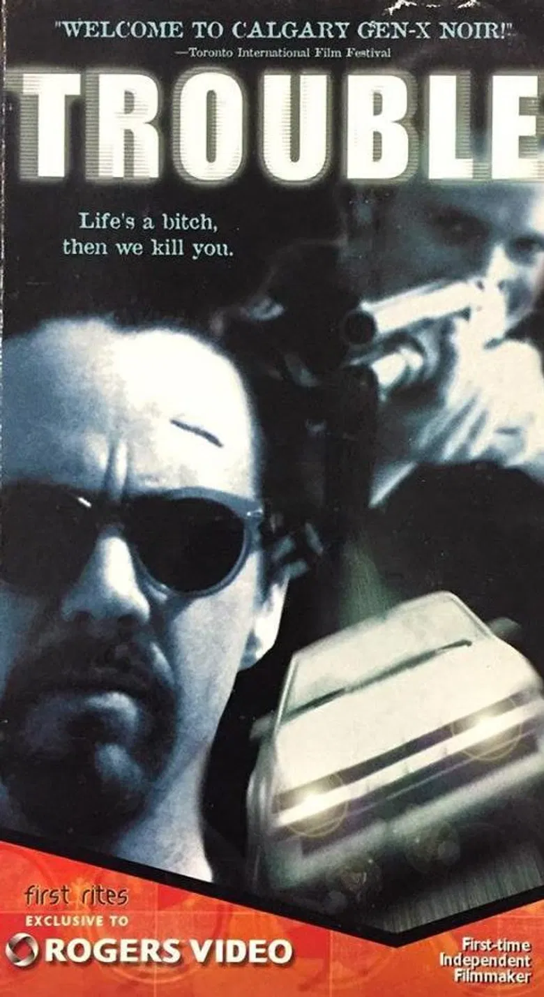 Trouble poster background