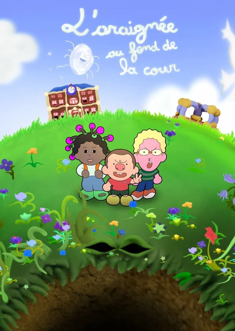 L'araignée au fond de la cour poster background