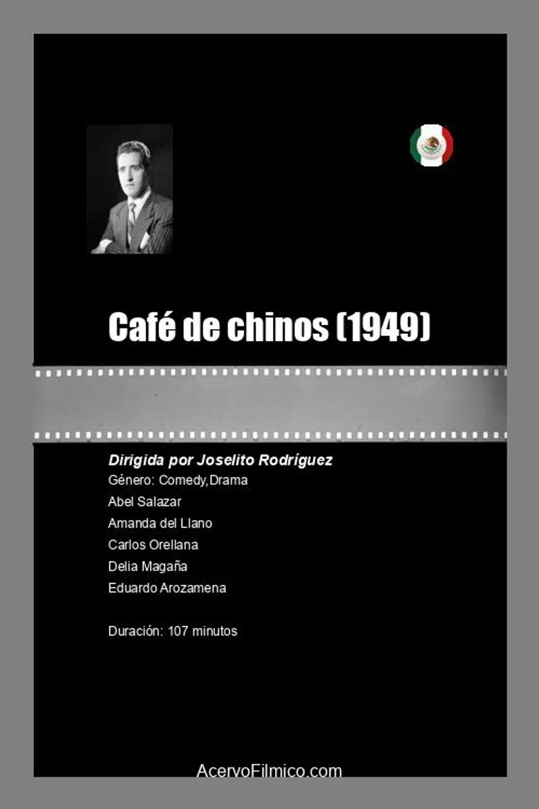 Café de chinos poster background