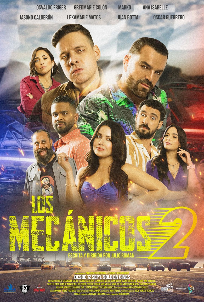 Los Mecánicos 2 poster background