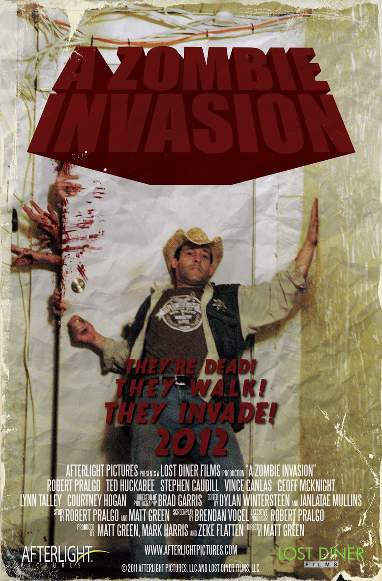 A Zombie Invasion poster background