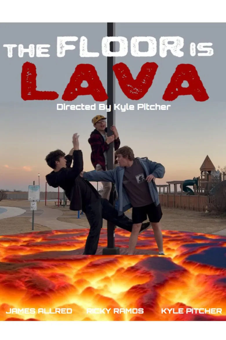 The Floor Is Lava poster background