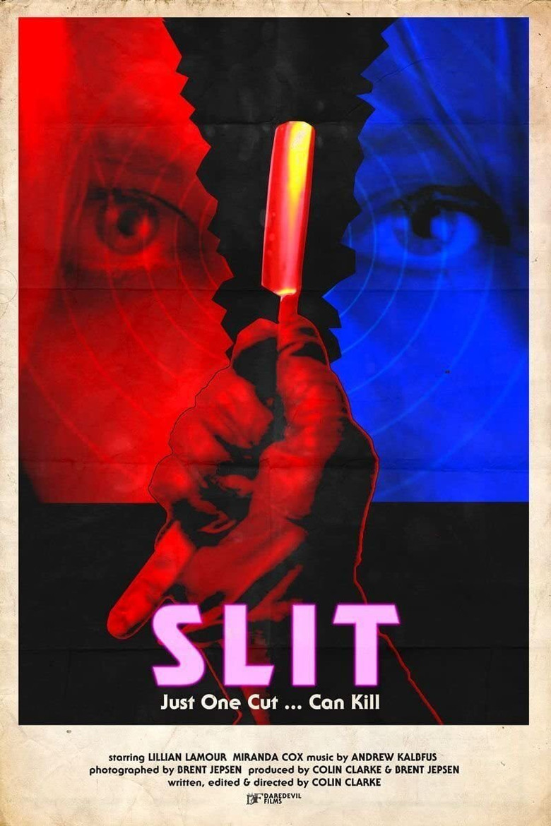 Slit poster background