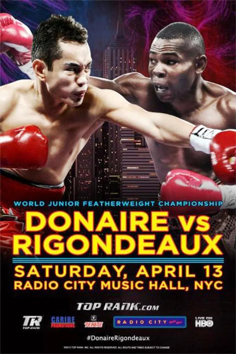 Nonito Donaire vs. Guillermo Rigondeaux poster background