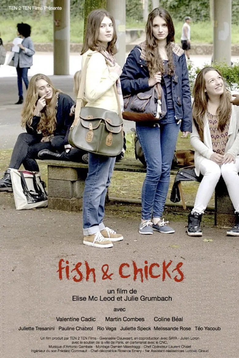 Fish & Chicks poster background