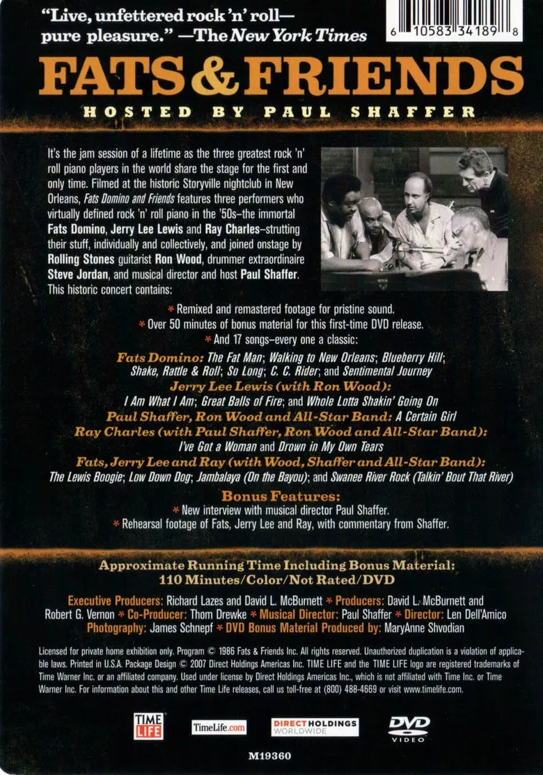 Fats and Friends poster background