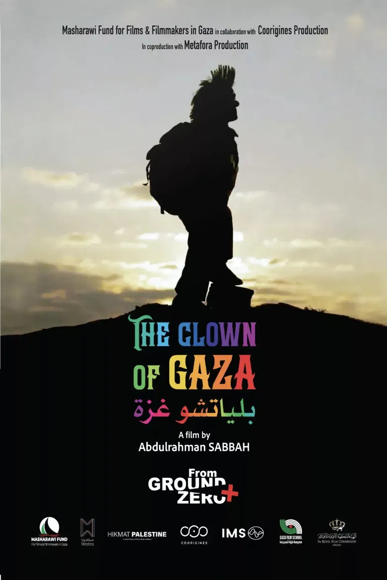 The Clown of Gaza poster background