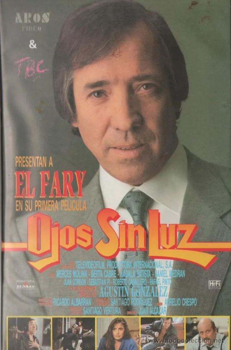 Ojos sin luz poster background