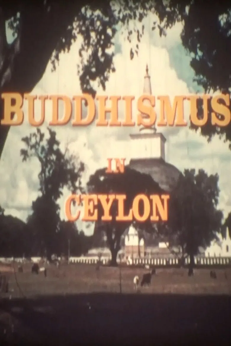 Buddhismus in Ceylon poster background