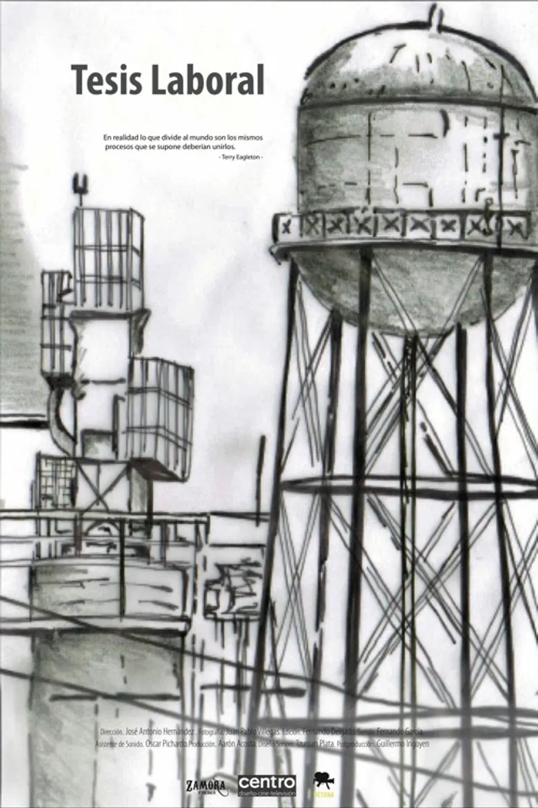 Tesis laboral poster background