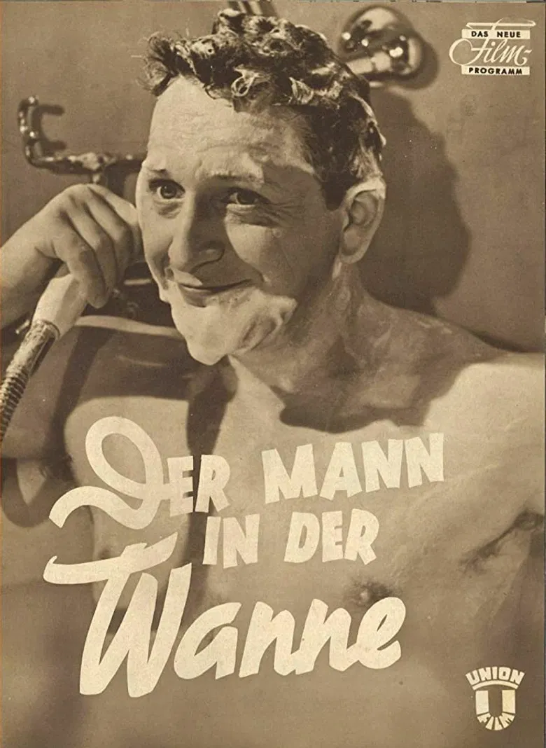 Der Mann in der Wanne poster background