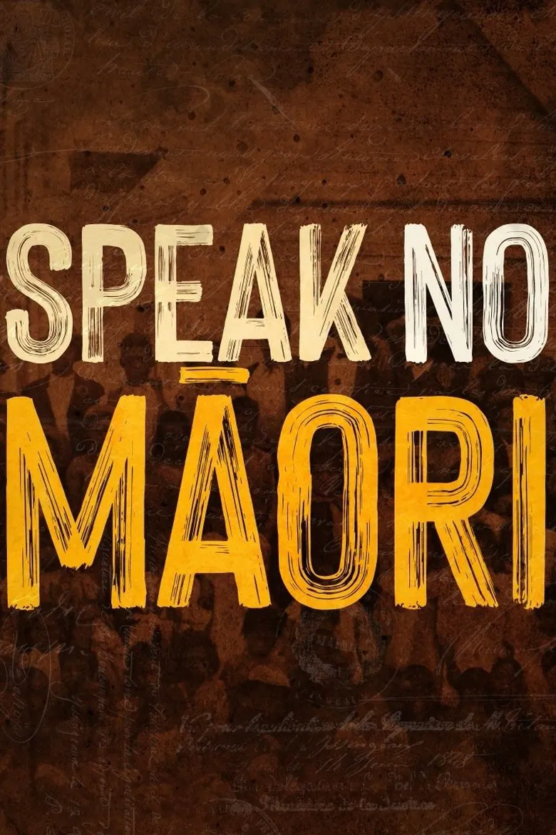 Speak No Māori poster background