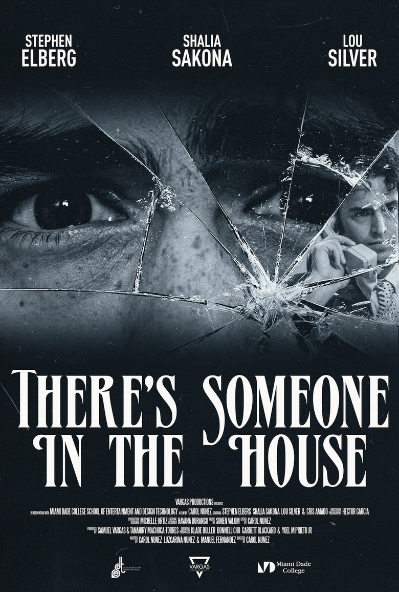 There's Someone in the House poster background