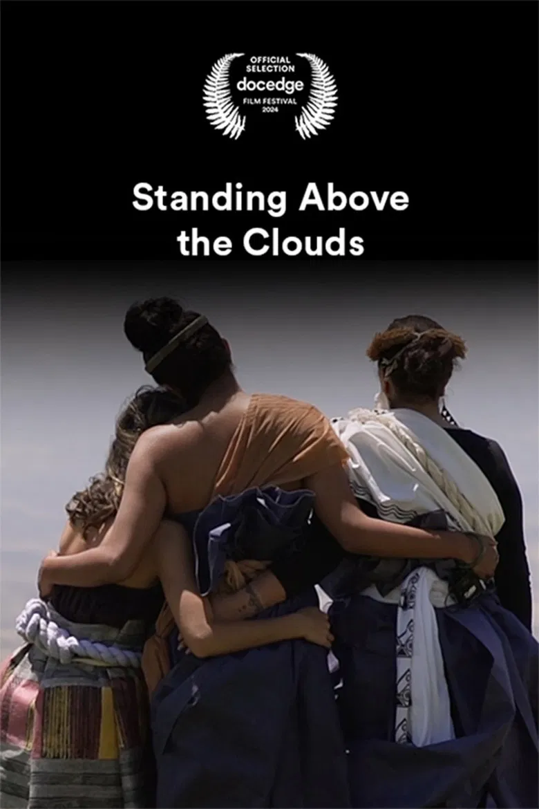 Standing Above the Clouds poster background